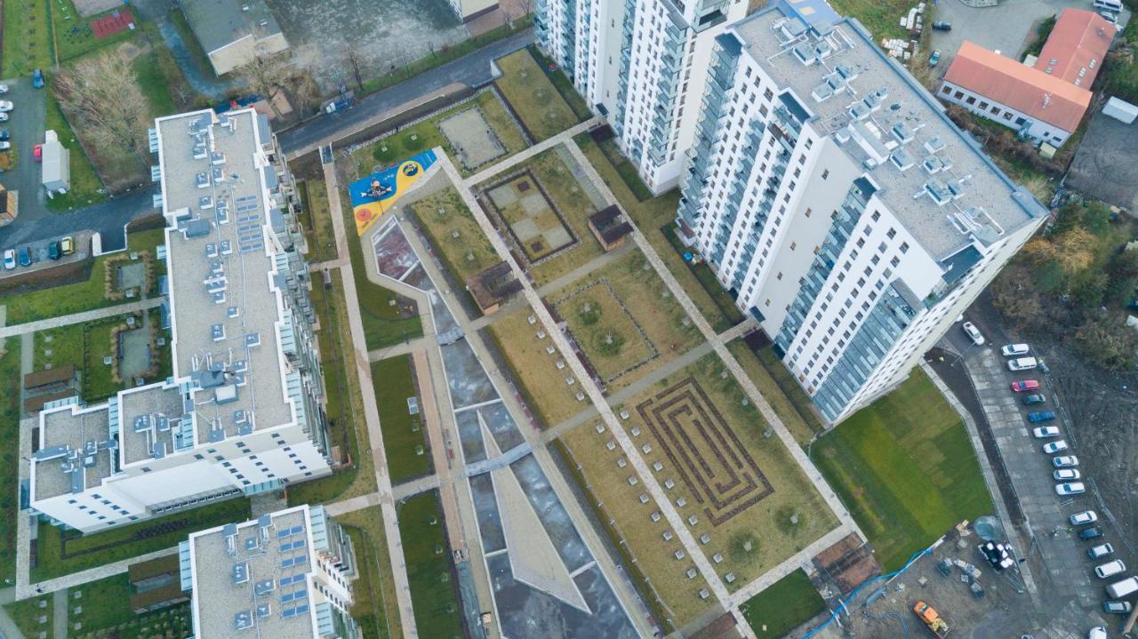 10Th Floor View Of Gdansk By The Sea 아파트 외부 사진